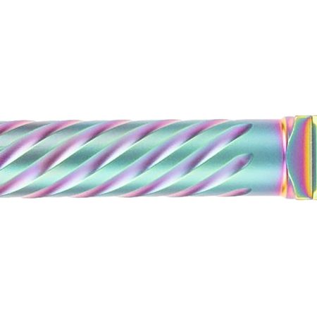 Ballistic Advantage BAPSG195T3W Premium Series  9mm Luger Fits Glock 19 Gen 3-5 Spiral Fluted Threaded Iridescent PVD Stainless Steel