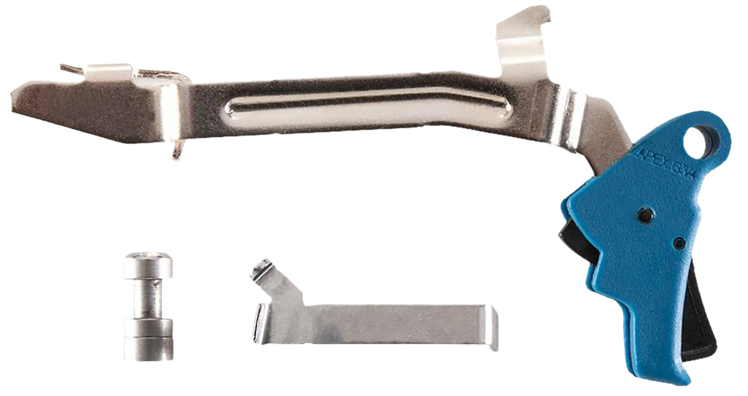 Apex Tactical 102P175 Action Enhancement Slim Blue Drop-In Compatible w/Glock Gen3-4 17/19/22-27/31/32/33/34/35