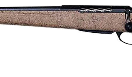 Tikka JRTXRT470 T3x Lite 7mm Rem Mag 3+1 24.30" Fluted/Threaded, Black Barrel/Rec, Black Webbed Tan Roughtech Synthetic Stock, Interchangeable Grip, Muzzle Brake Left Hand
