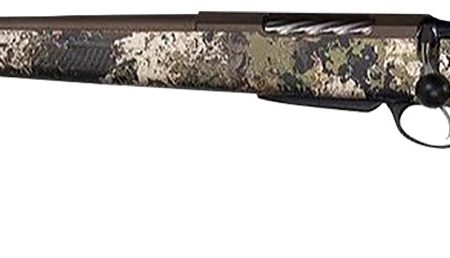 Tikka JRTXVW431R10 T3x Lite 300 Win Mag 3+1 24.30" Flute/Threaded, Midnight Bronze Cerakote Barrel/Rec, Veil Wideland Synthetic Stock, Interchangeable Grip, Muzzle Brake Left Hand