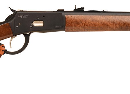 Gforce Arms GFLVR357 Saddlehorn  Full Size 357 Mag 10+1 20" Black Steel Barrel & Aluminum Receiver, Turkish Walnut Fixed Stock