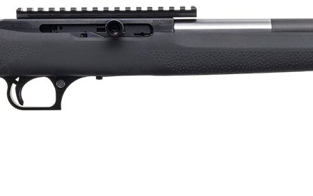 Magnum Research SBA22WMH Magnum Lite Straight Bolt 22 WMR 9+1 19" Black Threaded Barrel, Black Anodized Aluminum Receiver w/Picatinny Rail, Black Hogue OverMolded Polymer Stock