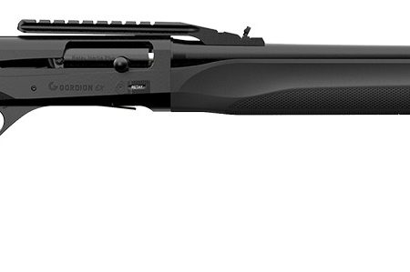 Retay USA GOR20SLBLK24 Gordion  Slug 20 Gauge 3" 4+1 24" Black Vent Rib Barrel, Stainless Aluminum Receiver, Fixed w/Pistol Grip Black Synthetic Stock
