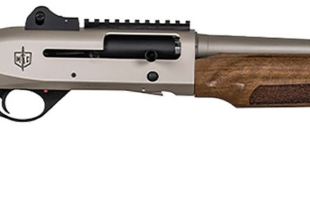 MAC 21000159 2 Tactical Marine 12 Gauge 3" 5+1 18.50", Electroless Nickel Barrel/Rec, Walnut Furniture, Ghost Ring Sight, Optics Mount, 3 Chokes
