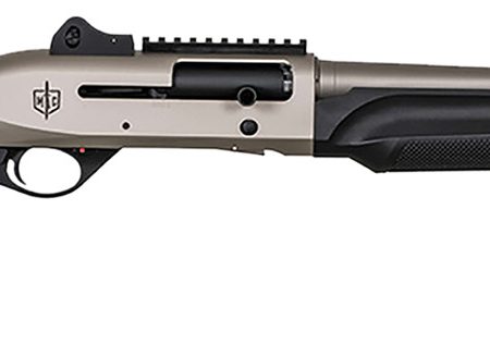 MAC 21000158 2 Tactical Marine 12 Gauge Semi-Auto 3" 5+1 18.50" Electroless Marine Nickel Steel Barrel & Picatinny Rail Steel Receiver, Black Fixed Synthetic Stock