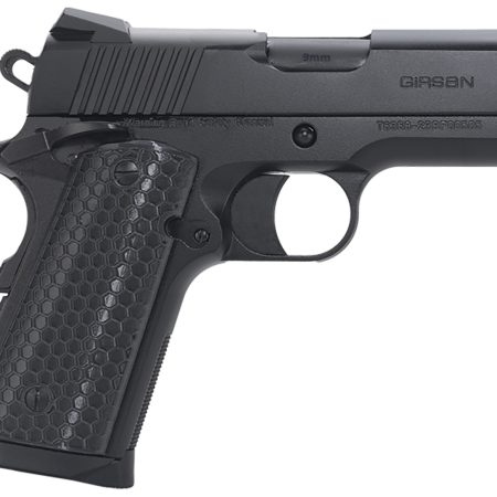 EAA GIRSAN 392050 MC1911 SC Untouchable Sub-Compact Frame 45 ACP 6+1 3.40"  Black Steel Barrel, Black Serrated Steel Slide & Frame w/Beavertail, Black Polymer Grip