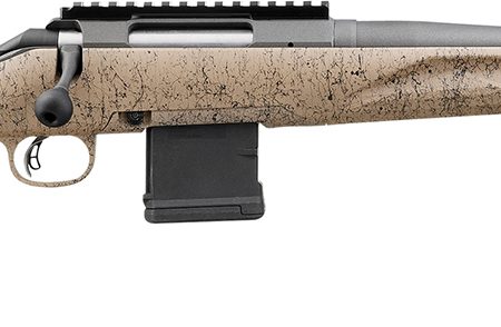 Ruger 46919 American II Ranch 5.56 NATO 10+1 16.10" Cobalt Cerakote Spiral Fluted Threaded Barrel & Alloy Steel Receiver w/Picatinny Rail, Flat Dark Earth Splatter Adj LOP Synthetic Stock