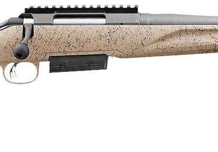 Ruger 46922 American II Ranch 450 Bushmaster 3+1 16.40" Cobalt Cerakote Threaded Barrel & Alloy Steel Receiver w/Picatinny Rail, Flat Dark Earth Splatter Adj LOP Synthetic Stock, Right Hand