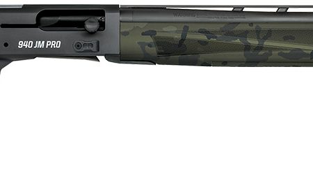 Mossberg 85166 940 Pro 12 Gauge 9+1 3" 24", Tungsten Gray Optic Cut Rec, Black Multicam Synthetic Furniture, Adj. Shim Stock, Gold Oversized Controls, HiViz Fiber Optic Sight, Ext. Chokes