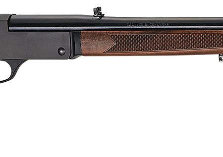 Henry H015360BH Single Shot  Full Size 360 Buckhammer 1rd 22" Blued Single Shot Barrel, Blued Drilled & Tapped Stainless Steel Receiver, American Walnut Stock, Right Hand