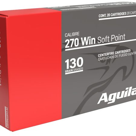 Aguila 8053AG 270Win 130gr InterLock Boat Tail Soft Point 20 Per Box/10 Case