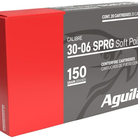 Aguila 8108AG 30-06Springfield 150gr InterLock Boat Tail Soft Point 20 Per Box/10 Case