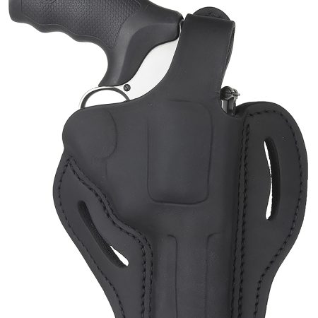 1791 Gunleather RVHX2SBLR RVHX-2 OWB Size 02 Stealth Black Leather Fits Up to 4" Barrel, K/L-Frame, Belt Slide Right Hand