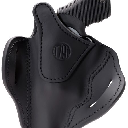 1791 Gunleather RVHX3SBLR RVHX-3 OWB Size 03 Stealth Black Leather Belt Slide Right Hand