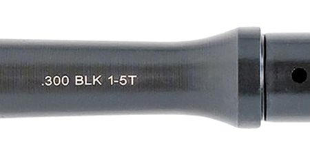 Faxon Firearms 15B35P7NGQ5RNP3 Match Series Gunner 300 Blackout 7.50" Threaded Black QPQ Stainless Steel, Fits AR15