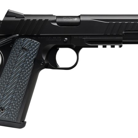 Savage Arms 67211 1911 Government 9mm Luger 10+1 5" Black Stainless Steel Barrel. Black Nitride Serrated Stainless Steel Slide. Black Nitride Stainless Steel Frame w/Picatinny Rail, Black VZ Grip