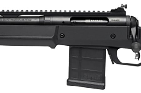 Savage Arms 58186 110 Scout Full Size 450 Bushmaster 5+1 16.50" Matte Black Threaded Barrel, Picatinny Rail Carbon Steel Receiver, Black Magpul Hunter Synthetic Stock, Left Hand