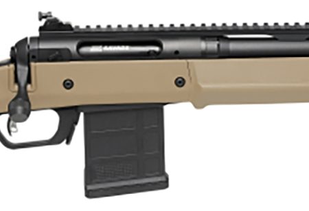 Savage Arms 58194 110 Scout Full Size 450 Bushmaster 5+1 16.50" Matte Black Threaded Barrel, Picatinny Rail Carbon Steel Receiver, Flat Dark Earth Magpul Hunter Synthetic Stock,