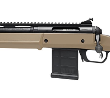 Savage Arms 58202 110 Scout Full Size 450 Bushmaster 5+1 16.50" Matte Black Threaded Barrel, Picatinny Rail Carbon Steel Receiver, Flat Dark Earth Magpul Hunter Synthetic Stock, Left Hand