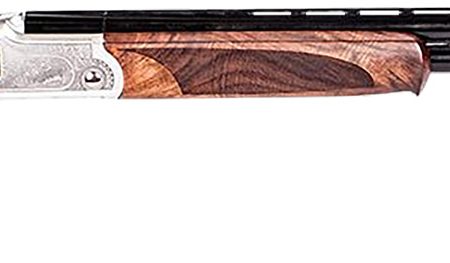 ATI ATIGKOF410SV Cavalry  410 Gauge Break Open 3" 2rd, 26" Matte Blued Over/Under Vent Rib Barrel, Silver Engraved Aluminum Receiver, Fixed Oiled Turkish Walnut Walnut Stock