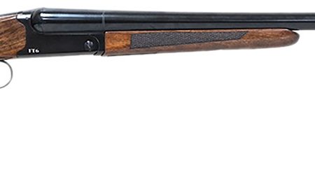 Pointer FT62028 FT6 Full Size 20 Gauge Break Open 3" 2rd 28" Black Side By Side Barrel, Black Anodized Aluminum Receiver, Fixed Turkish Walnut Stock, Ambidextrous