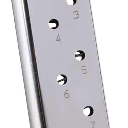 Mec-Gar MGCG4507N Colt Government 7rd 45 ACP, Nickel Stainless Steel