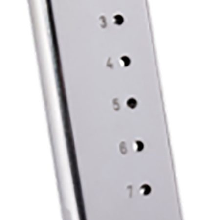 Mec-Gar MGCO4507NPF 1911 Officer 7rd 45 ACP, Nickel Carbon Steel