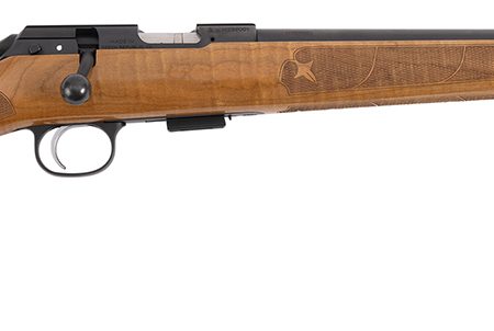 CZ-USA 02396 CZ 457 American 22 LR 5+1 20" Black Nitride Steel Threaded Barrel, AAAA Maple Wood Stock