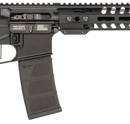 Patriot Ordnance Factory 02045 Minuteman  5.56x45mm NATO 30+1 13.75" Black Steel Threaded Barrel, Black Anodized Aluminum Receiver, 13" Renegade Rail Handguard
