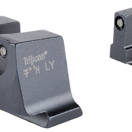Trijicon SA240C601150 Suppressor/Optic Height Sights  Green/Tritium Black Outline Front Sight-Green/Tritium Black Outline Rear Sight Smith & Wesson M&P C.O.R.E./ M&P M2.0