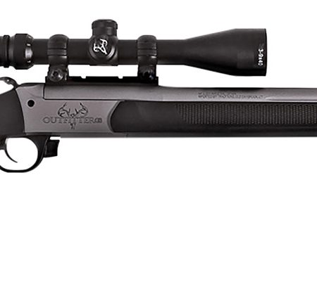 Traditions CR5-361130T Outfitter G3 w/Scope 360 Buckhammer 22" Tungsten Cerakote Chrome Lined Steel/ Target Crown Barrel, Tungsten Cerakote Drilled & Tapped Receiver, Black Synthetic Stock