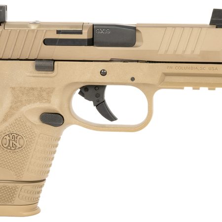 FN 66101794 509C MRD  Compact W/Compensator Frame 9mm Luger 4.20" 15+1 12+1 Black Flat Dark Earth PVD Flat Dark Earth