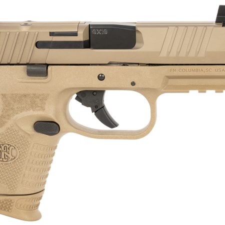 FN 66101795 509C MRD  Compact W/ Compensator Frame 9mm Luger 10+1 Black Flat Dark Earth PVD Flat Dark Earth