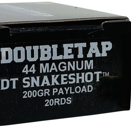 DoubleTap Ammunition 44MSS2 Snake Shot 44RemMag 200gr 20 Per Box/50 Case