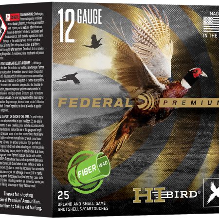 Federal HVFB12HW5 Federal Premium Hi-Bird 12Gauge 2.75" 1 1/4oz 5Shot 25 Per Box/10 Case
