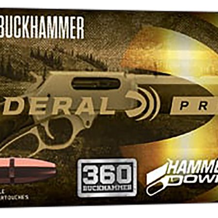 Federal LG360BH1 Premium HammerDown 360Buckhammer 220gr Soft Point 20 Per Box/10 Case