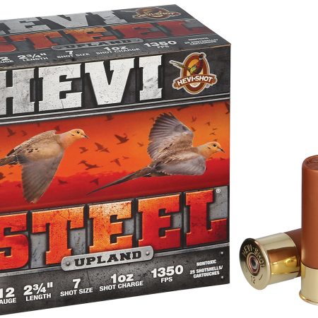 HEVI-Shot HS61227  Upland 12Gauge 2.75" 1oz 7Shot 25 Per Box