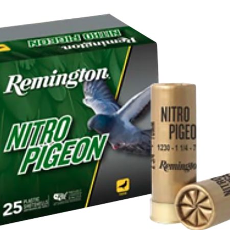 Remington Ammunition R28681 Nitro Pigeon 12Gauge 2.75" 7.5Shot 25 Per Box/10 Case