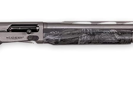 Weatherby XST1228SMG Sorix Full Size 12 Gauge Semi-Auto 3.50" 2+1 28" Gray Cerakote Vent Rib Barrel & Drilled & Tapped Steel Receiver, Storm Camo Synthetic Stock w/Adj Shim, Ambidextrous