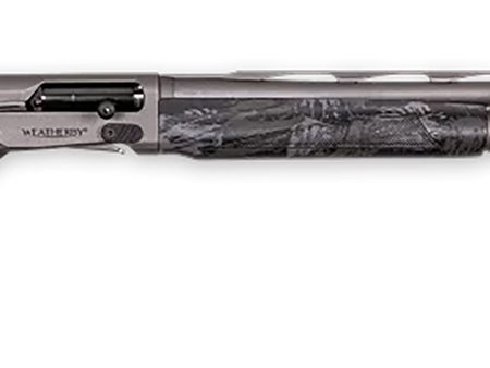 Weatherby XST2028MAG Sorix Full Size 20 Gauge Semi-Auto 3" 2+1 28" Gray Cerakote Vent Rib Barrel & Drilled & Tapped Steel Receiver, Storm Camo Synthetic Stock w/Adj Shim, Ambidextrous