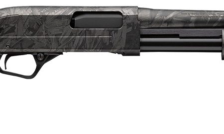 Winchester Repeating Arms 512457695 SXP Defender Compact 20 Gauge Pump 3" 5, 2 3/4" Shells 18" Forged Carbon Hydrodip Steel Barrel, Aluminum Receiver, Fixed Forged Carbon Hydrodip Synthetic Stock