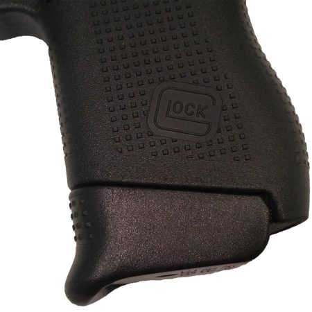 Pearce Grip PG42+1 Magazine Extension  made of Polymer with Black Finish & 3/4" Gripping Surface for Glock G42 (Adds 1rd)
