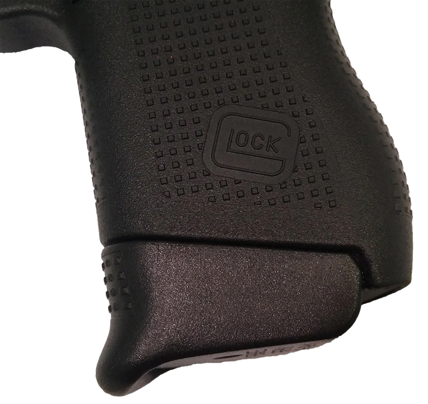 Pearce Grip PG42+1 Magazine Extension made of Polymer with Black Finish & 3/4" Gripping Surface for Glock G42 (Adds 1rd)
