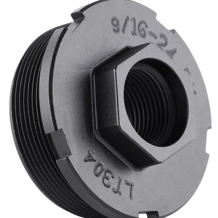 Dead Air LT301 HUB Direct Thread Mount 1/2"x28 4140 HT Alloy Steel Black