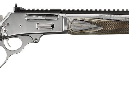 Marlin 70905 336  Full Size 30-30 Win 6+1 19.10" Polished Stainless Steel Threaded Barrel, Polished Stainless Steel Receiver, Fixed Gray Laminate Stock