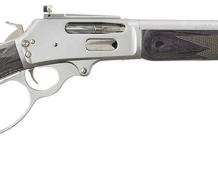 Marlin 70506 336 Trapper Full Size 30-30 Win 5+1 16.17" Satin Steel Threaded Barrel, Satin Stainless Steel Receiver, Fixed Black Laminate Stock