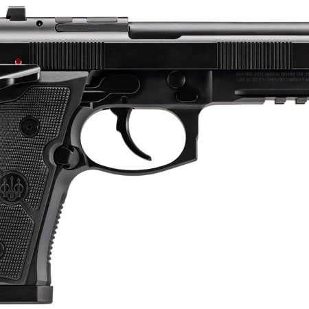 Beretta USA J92XFMSDA15 92GTS  9mm Luger 15+1 4.70" Black Inox Steel Barrel, Black Cerakote Optic Ready/Serrated Steel Slide + Aluminum Frame w/Beavertail & Picatinny Rail, Ambidextrous