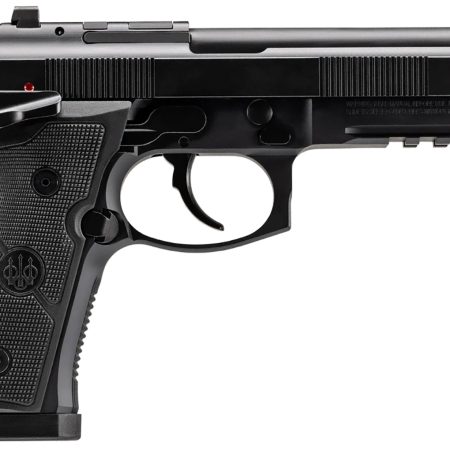 Beretta USA J92XFMSDA21 92GTS  9mm Luger 18+1 4.70" Black Inox Steel Barrel, Black Cerakote Optic Ready/Serrated Steel Slide + Aluminum Frame w/Beavertail & Picatinny Rail, Ambidextrous