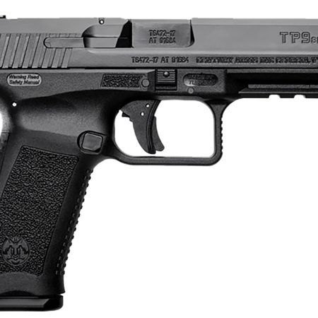 Canik HG4865N TP9 SF Full Size 9mm Luger 18+1 4.46" Black Nitride Match Grade Barrel, Black Cerakote Serrated Steel Slide & Polymer Frame w/Picatinny Rail, Black Interchangeable Backstrap Grip