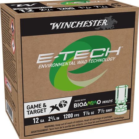 Winchester Ammo WCM127 E-Tech  12Gauge 2.75" 1 1/8oz 7.5Shot 25 Per Box/10 Case